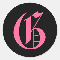 Pink Monogram G
