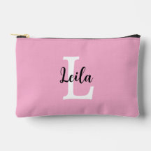 Pink Monogram Name Script Personalised Design