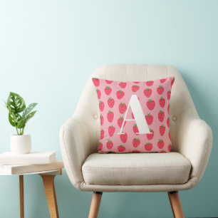 Pink Monogram Nursery Cushion
