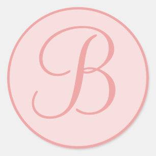 Pink Monogrammed Personal Seals