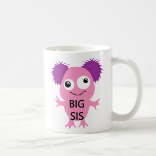 Pink Monster Big Sister Coffee Mug
