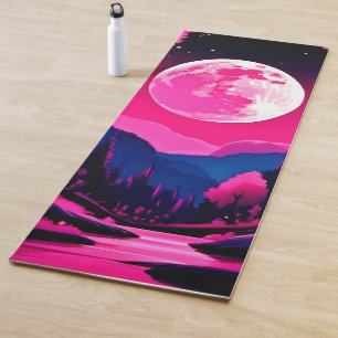 Pink Moon Fantasy Yoga Mat