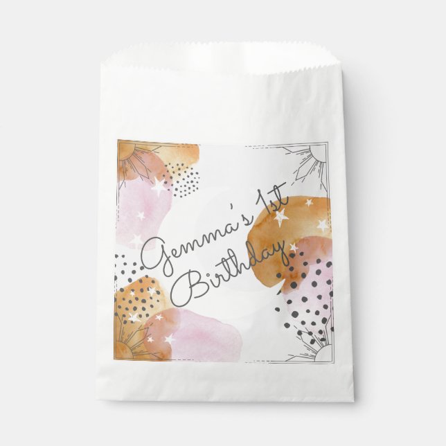 Pink Moon Favour Bag (Front)