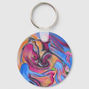 Pink Moon Lovelies keyring