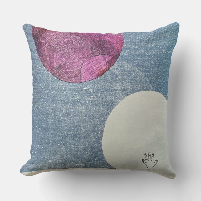Pink Moon Pillow (Front)