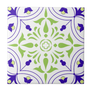 Pink Mosaic Portuguese Mediterranean Ceramic Tile