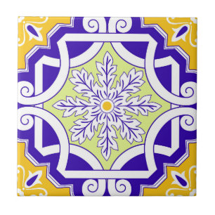 Pink Mosaic Portuguese Mediterranean  Ceramic Tile