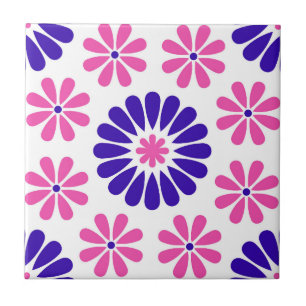 Pink Mosaic Portuguese Mediterranean Ceramic Tile