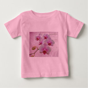Pink Moth Orchids - Phalaenopsis Baby T-Shirt