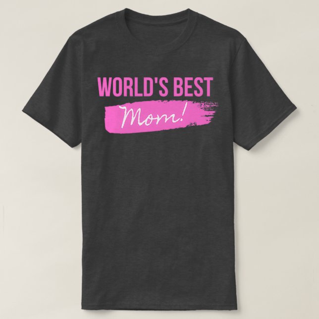 Pink Mothers Day Occasion  T-Shirt (Design Front)