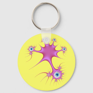 Pink Mu Key Ring