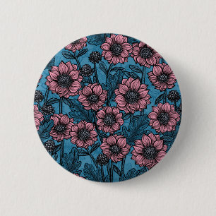 Pink Mums 6 Cm Round Badge