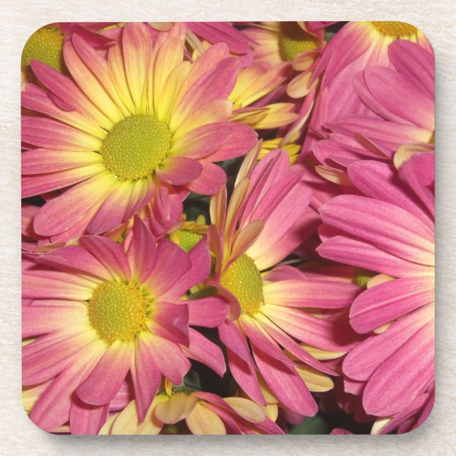 Pink Mums Cork Coasters (Front)