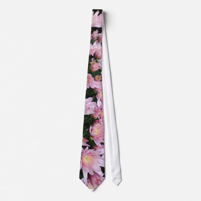 Pink mums tie (Front)