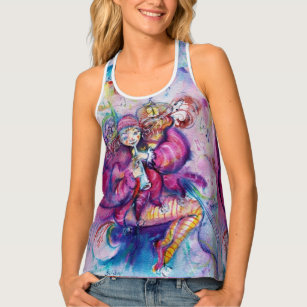 PINK MUSICAL CLOWN WITH OWL SINGLET