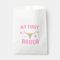 Pink My First Rodeo Cowgirl 1st First Birthday