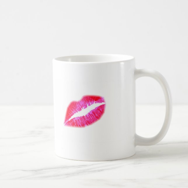 Pink My Lips Coffee Mug (Right)