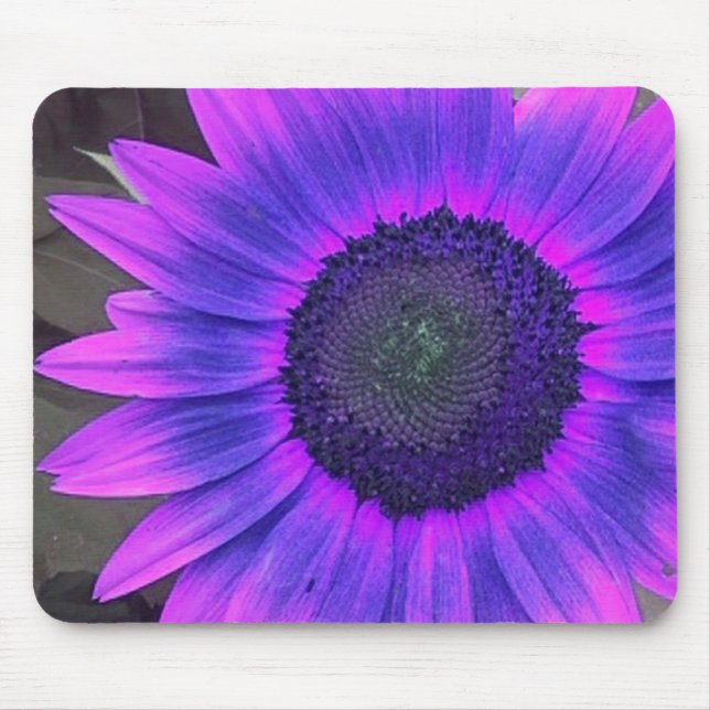 Pink N Purple Sunflower 2 mousepad (Front)