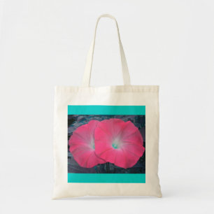 Pink N Teal Morning Glories Bag