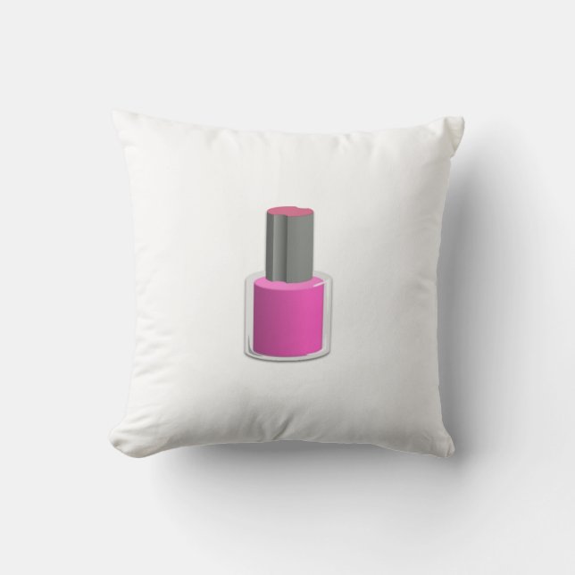 Pink Nail Polish Cushion (Front)