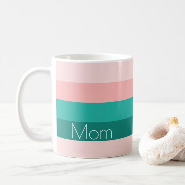 Pink Name Coffee Mug (With Donut)