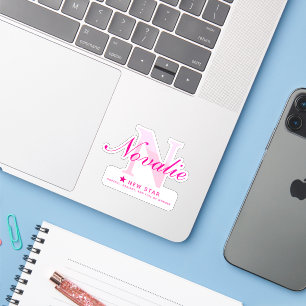 Pink name initial and name meaning Novalie