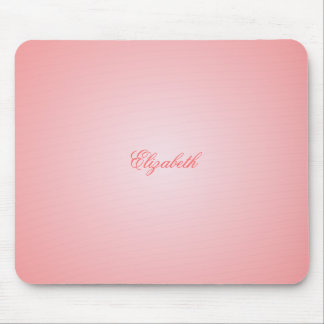 Pink Name Mousepad