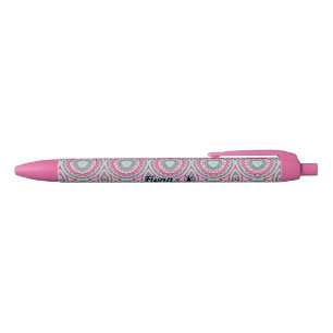 Pink Name Personalised Ballpoint Pen
