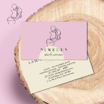 Pink Nannies, Babysitters, Paediatrician Business Card<br><div class="desc">The Pink Nannies, Babysitters, Paediatrician Business Card Design is a beautiful and charming illustration featuring a woman holding a baby in her arms. This design is perfect for anyone in the childcare industry, including nannies, babysitters, and pediatricians. The soft pink colour and lovely illustration convey warmth and caring, making it...</div>