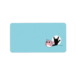 Pink Narwhal ASL I Love You – Deaf Culture Design Label