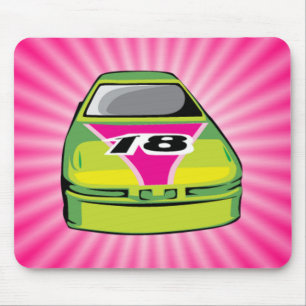Pink Nascar Mouse Pad