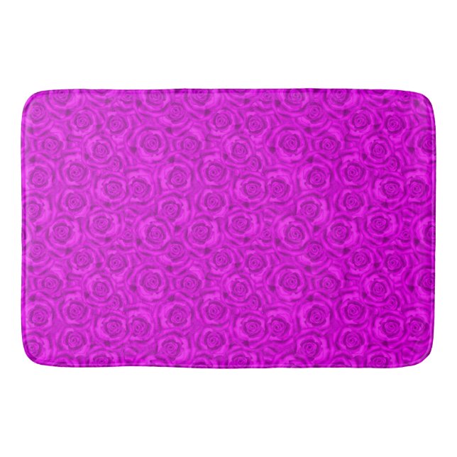 Pink neon bath mat (Front)