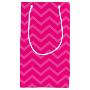 Pink-Neon-Brown Coll.-CHEVRON 10-GIFT BAG s