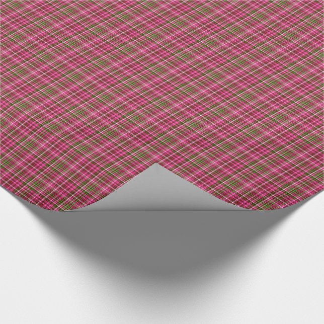 Pink-Neon-Brown-Coll-PLAID-04-GIFT WRAP PAPER (Corner)