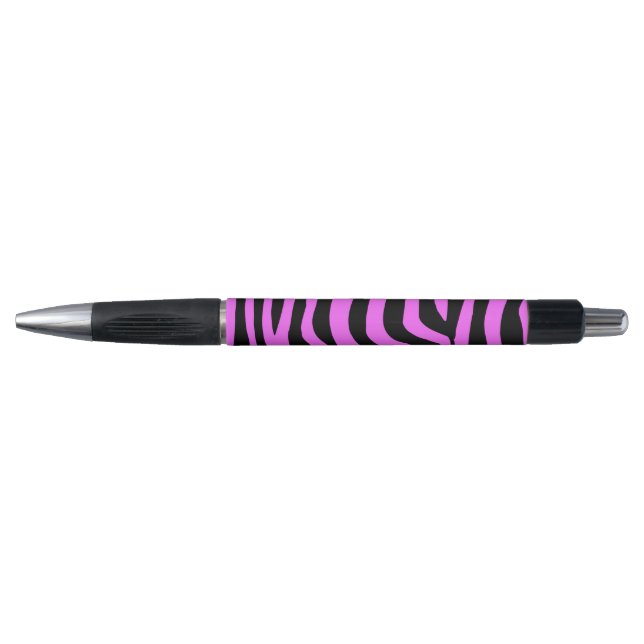 Pink neon colour zebra pattern (Front)