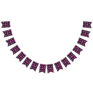Pink Neon Kiss Bunting