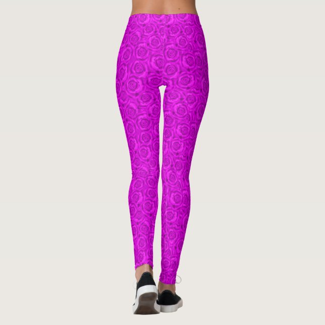 Pink neon leggings (Back)