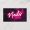 Pink Neon & Smoke Nail Salon/Technician