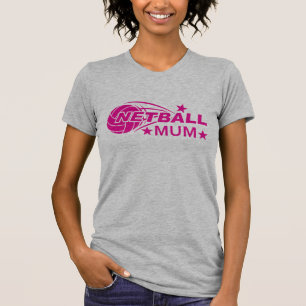 Pink Netball Mum T-Shirt