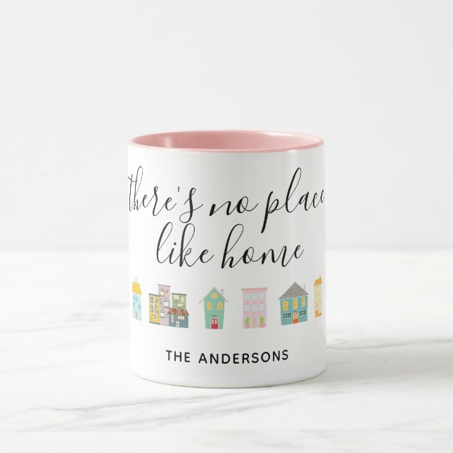 Pink New Homeowner Housewarming Mug (Center)