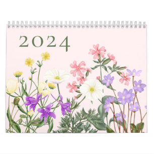 Pink Nordens Wildflower Calendar