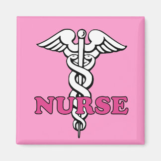 Pink Nurse Magnet