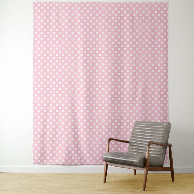 Pink Nursey Decor Tapestry (In Situ)
