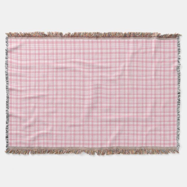 Pink Nursey Decor Throw Blanket (Front)