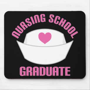 Pink Nursing School Graduate Gift Mouse Pad
