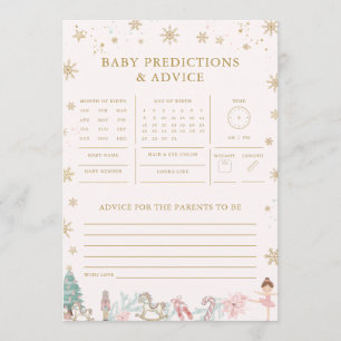 Pink Nutcracker Ballet Baby Prediction Advice Game