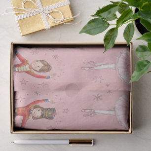 Pink Nutcracker Ballet Theme Girls Tissue Paper