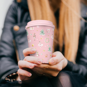 Pink Nutcracker Birthday Party  Paper Cups