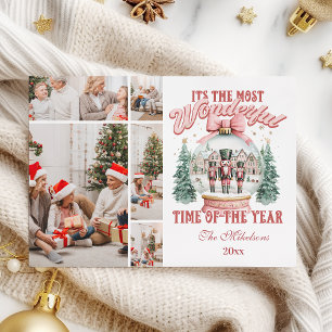  Pink  Nutcracker Christmas 5 Photo  Wonderland Gl Holiday Card