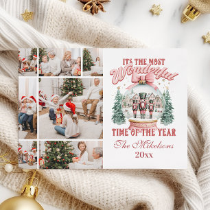 Pink  Nutcracker Christmas 7 Photo  Wonderland Gl Holiday Card